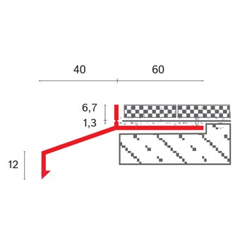 Balcony profile - MAXI